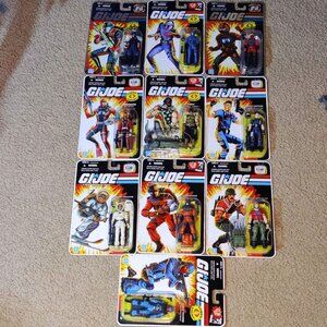 GI Joe 25th anniversary 10 figure lot